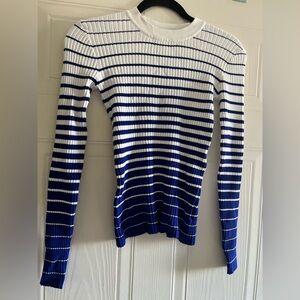 Milly Stipped Stretchy Longsleeve Shirt
